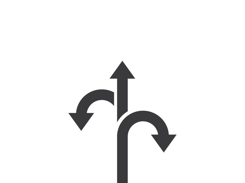 Way vector icon illustration design template