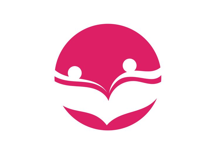 Lotus flower health meditation logo symbol