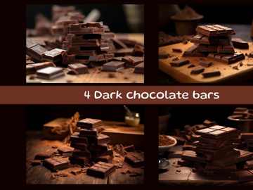 Dark chocolate bars preview picture