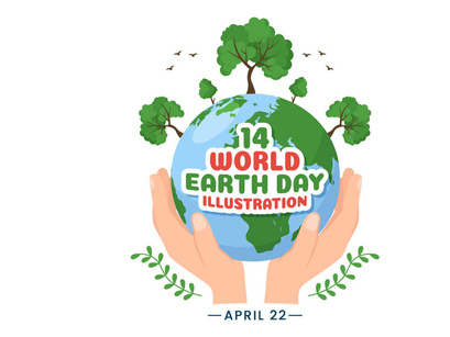 14 Happy Earth Day Illustration