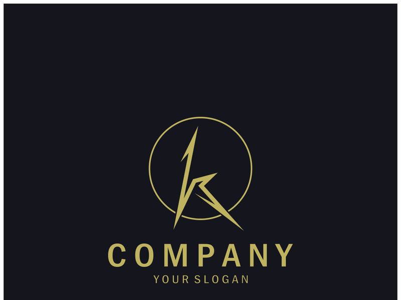 The letter K logo design is simple, elegant, modern, unique and luxurious. Logo for business cards, business, companies, fashion and brands, offices