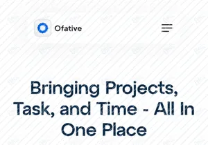 Ofative - Saas Website Landing Page