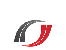 road logo and symbol template vector