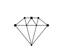 Diamondl line icon  diamond polygonal design vector template