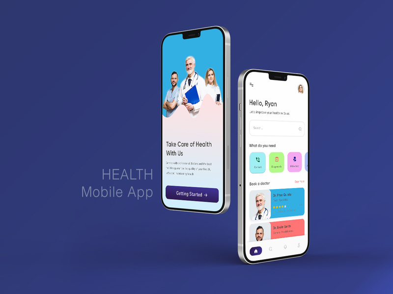 Health Care Mobile App UI