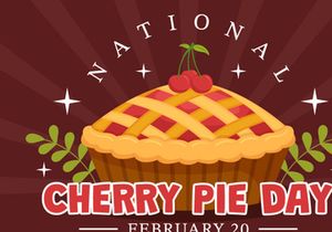 14 National Cherry Pie Day Illustration
