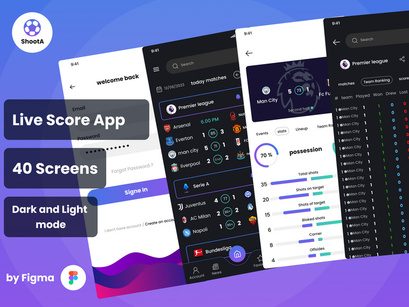 Live Score App UI Kit