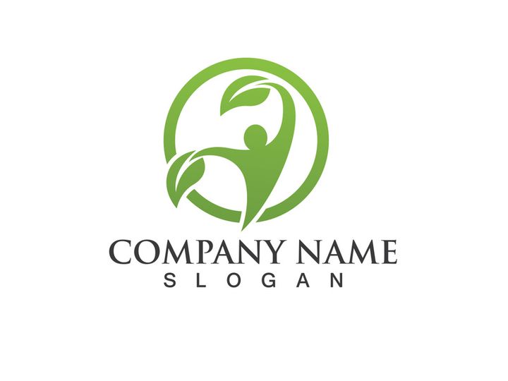 Health life people tree leaf green logo
