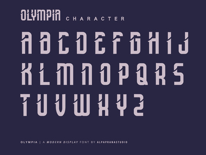 Olympia - Modern Display Font