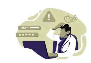forgot password Icon Illustration vector for website mobile app