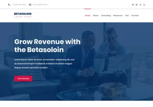 Business Landing Page