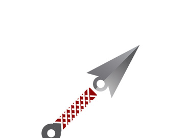 ninja weapons vector logo preview picture