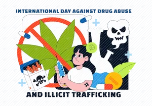 10 Drug Abuse And Illicit Trafficking Illustration