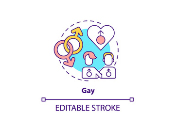 Gay concept icon preview picture