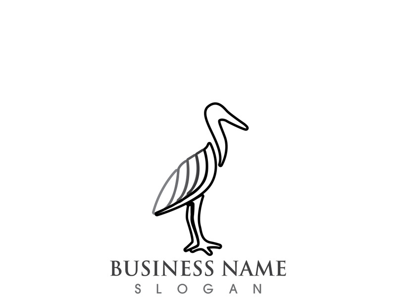 Swan logo and symbol vector