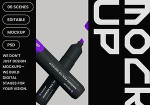 Marker Pen Tip Mockup
