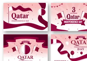 12 Qatar Independence Day Illustration