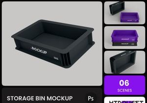 Storage Bin Mockup