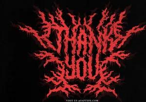 Hellfire Flames | Death Metal Font