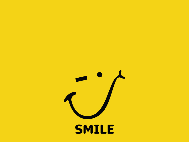 Smile logo and symbol vector image