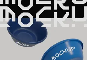 Plastic Bucket Mockup