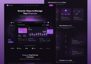NestLanding - Fintech SAAS Landing Page