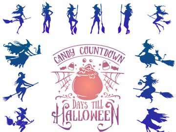 Collection : Witch Halloween Silhouette preview picture