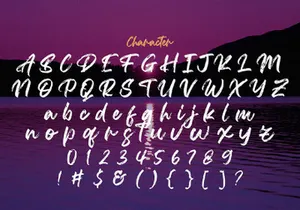 Agethsa - Textured Brush Font