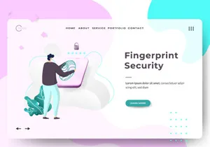 Security Business sets Illustration