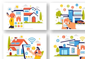 9 Smart Home Automation Illustration