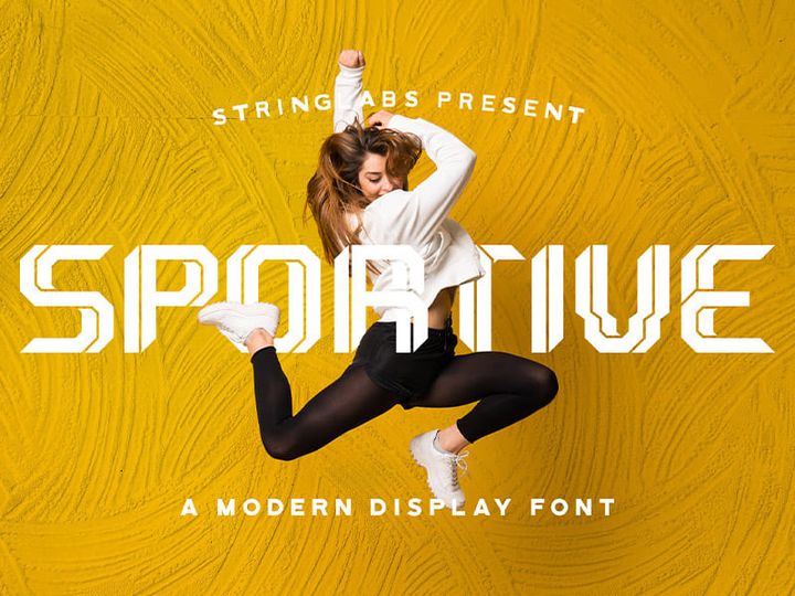Sportive - Modern Display Font
