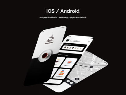 Coffee Shop Mobile App Design - Figma UI Kit for Coffee Shop