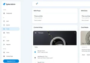 Spike NuxtJS Free Admin Dashboard Template