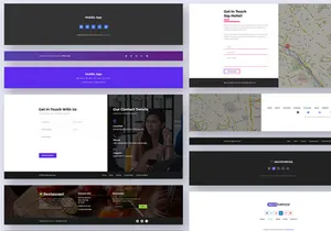 27 Footer Widgets for Web UI Kit Ver-03