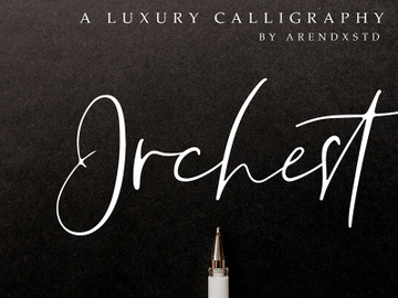 Orchest Luxurious Script Font preview picture