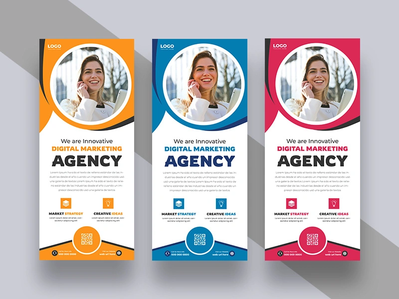 Marketing Agency Roll Up Standee Banner Ver-12