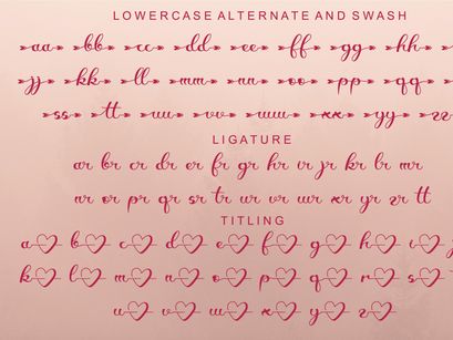 lovebird - Modern Script Font