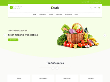 Econic Ecommerce Website Starter preview picture