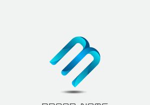 B Letter Logo Design Vector