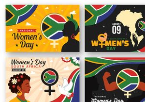 10 Women's Day in South Africa Illustration