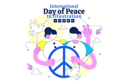 10 International Day of Peace Illustration preview picture