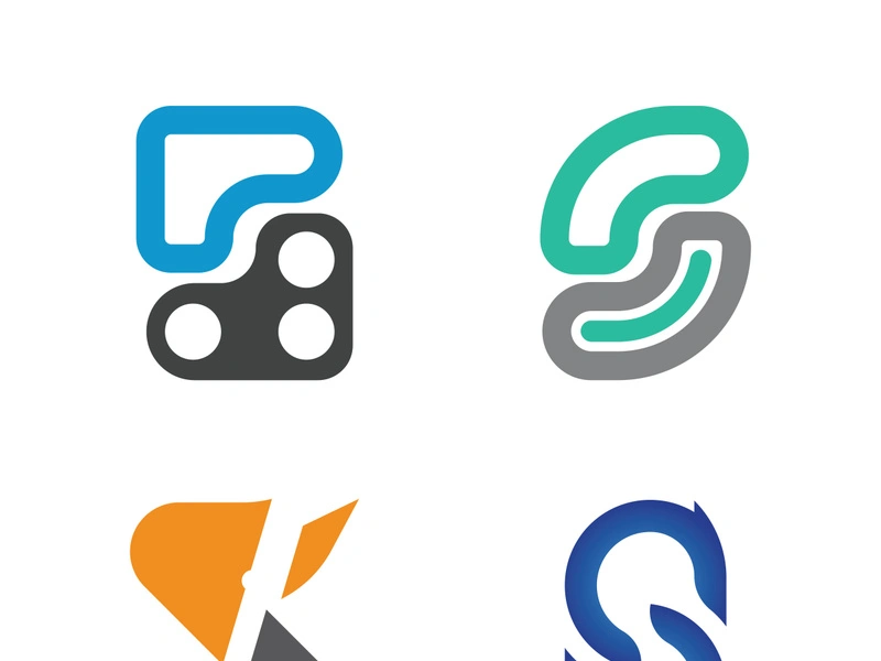 Business corporate S letter logo design vector