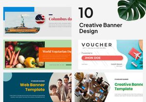 Creative Banner Design Template Vol. 8