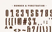 Capital Varsity - Condensed Slab Serif Font