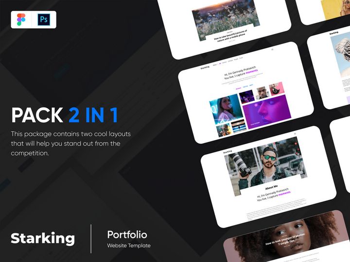 Starking Creative Agency & Portfolio preview picture
