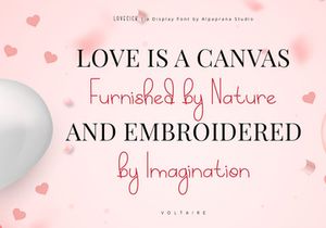 Lovesick - Display Font