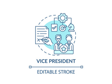 Vice president concept icon preview picture