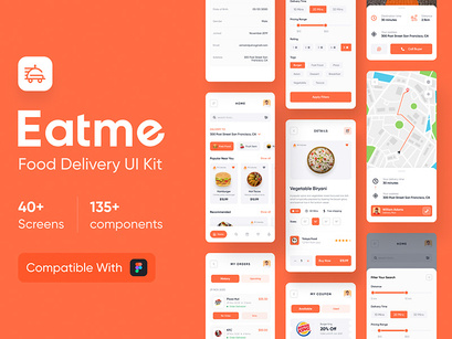 Food Delivery iOS UI Kit