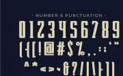 Varsity Holiday - Condensed Slab Serif