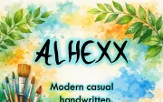 ALHEXX – Modern Casual Handwritten Font